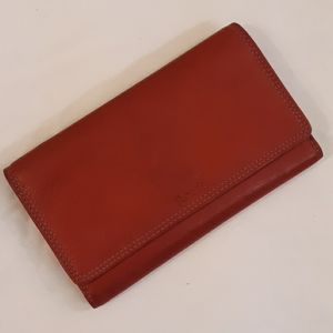 Rolfs red leather wallet